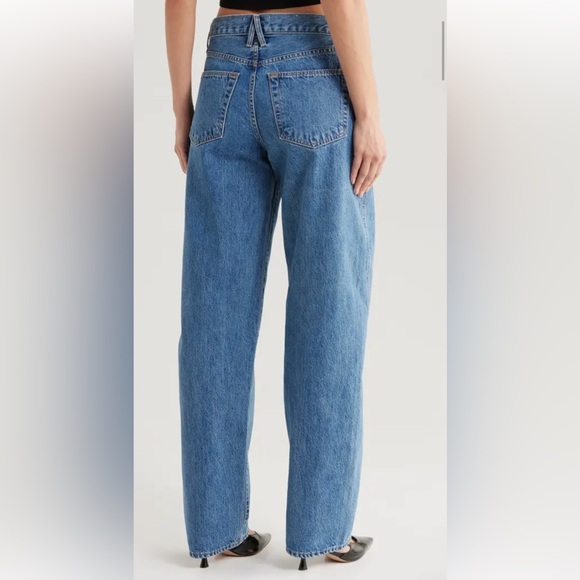 Slvrlake Tess Long Jean Size 25 Color Satisfaction. Low Rise with a wide leg. - Picture 3 of 8